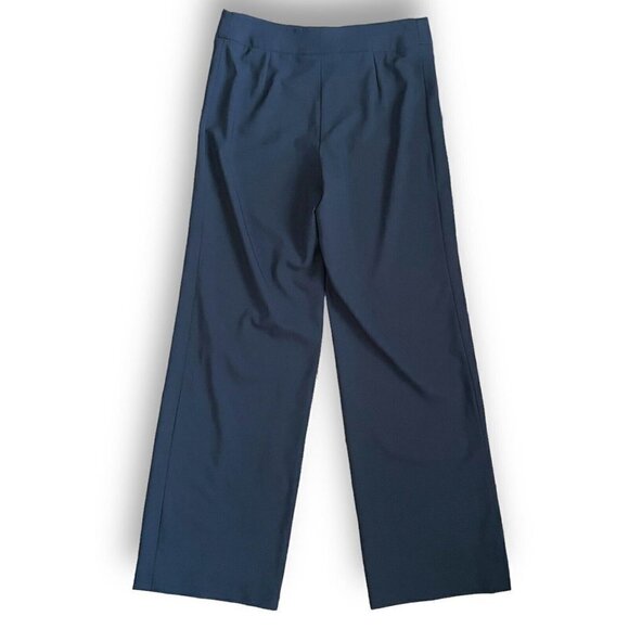 Armani Collezioni Womens Dress Pants Sz 10 Dark Gray Wool Straight Leg Trouser - Picture 5 of 7